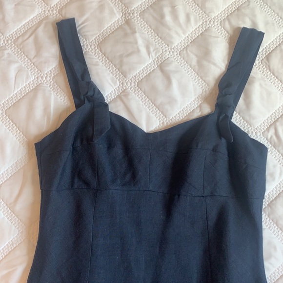 OLIVACEOUS Navy Dress Small - Picture 2 of 3